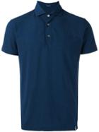 Drumohr Classic Polo Shirt, Men's, Size: Large, Blue, Cotton