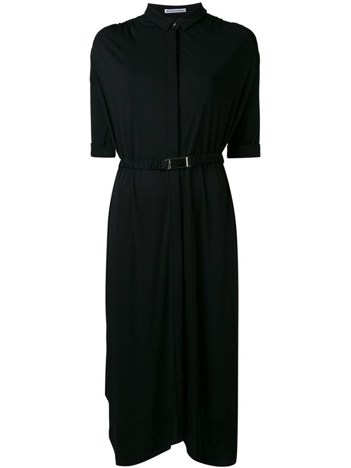 Akane Utsunomiya Belted Midi Shirt Dress