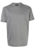 Emporio Armani Geometric Pattern T-shirt - Grey