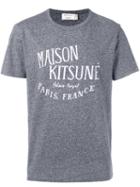 Maison Kitsuné 'palais Royal' T-shirt, Men's, Size: Medium, Black, Cotton