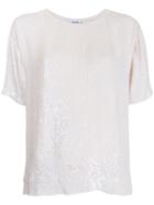 P.a.r.o.s.h. - Gughi Sequined Top - Women - Viscose - S, White, Viscose