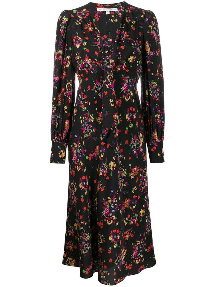 Veronica Beard Amber Midi Dress - Black