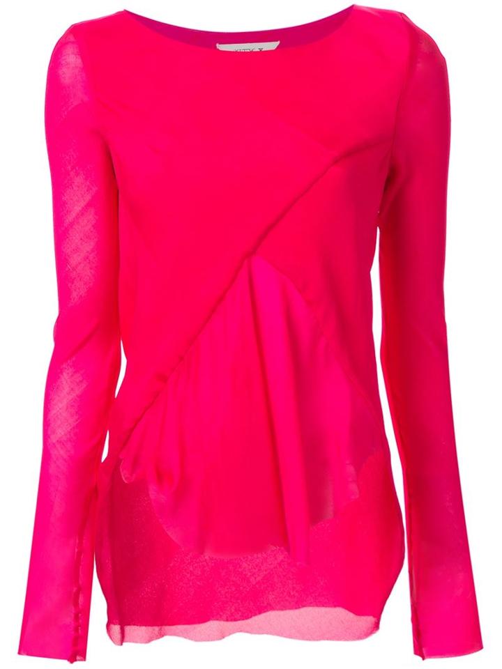 Kitx Sheer Ruffled Top