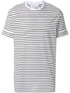 Neil Barrett Striped Fitted T-shirt - White