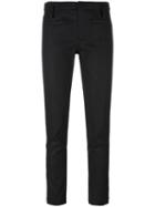 Haider Ackermann 'bayard' Trousers, Women's, Size: 38, Black, Cotton/linen/flax/spandex/elastane/leather
