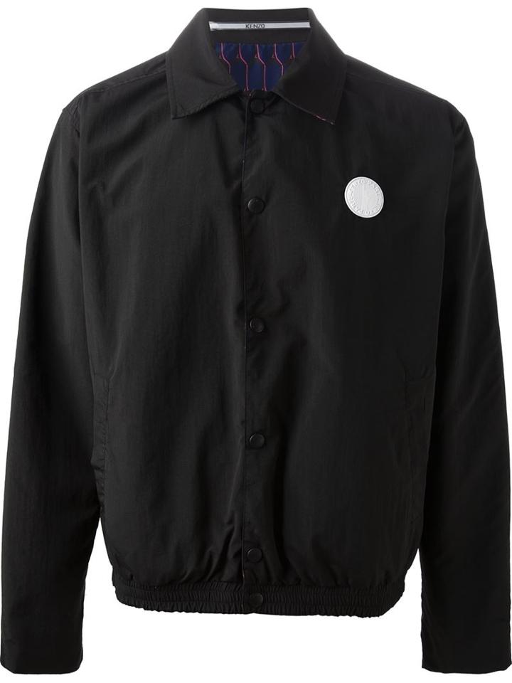 Kenzo 'liberty' Bomber Jacket, Men's, Size: Medium, Black, Polyamide/polyester