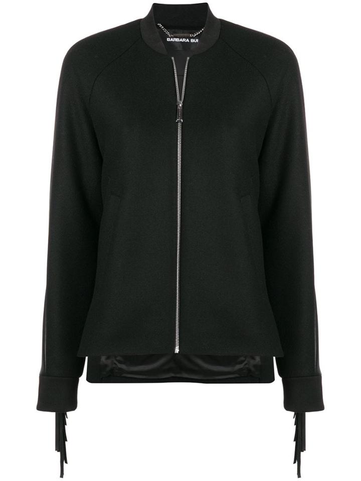 Barbara Bui Fringe Embellished Jacket - Black