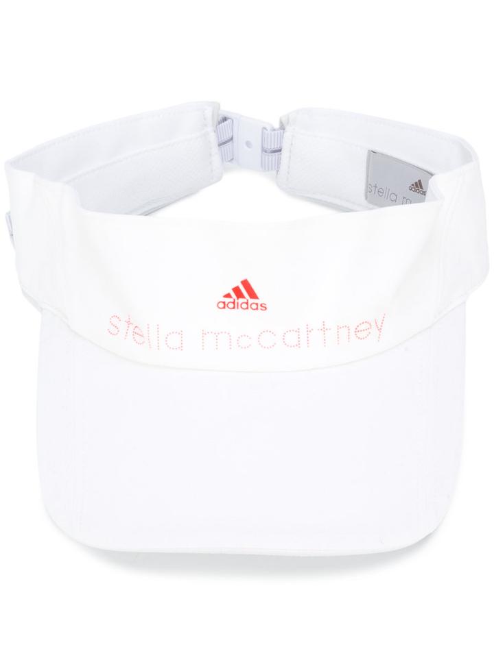 Adidas By Stella Mccartney Tennis Visor, Women's, White, Polyester/spandex/elastane