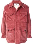 Ami Paris Sherpa-lined Safari Jacket - Pink