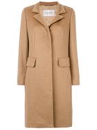 Max Mara Single Breasted Coat - Brown
