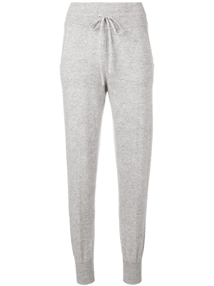 Twin-set Drawstring Waist Joggers - Grey