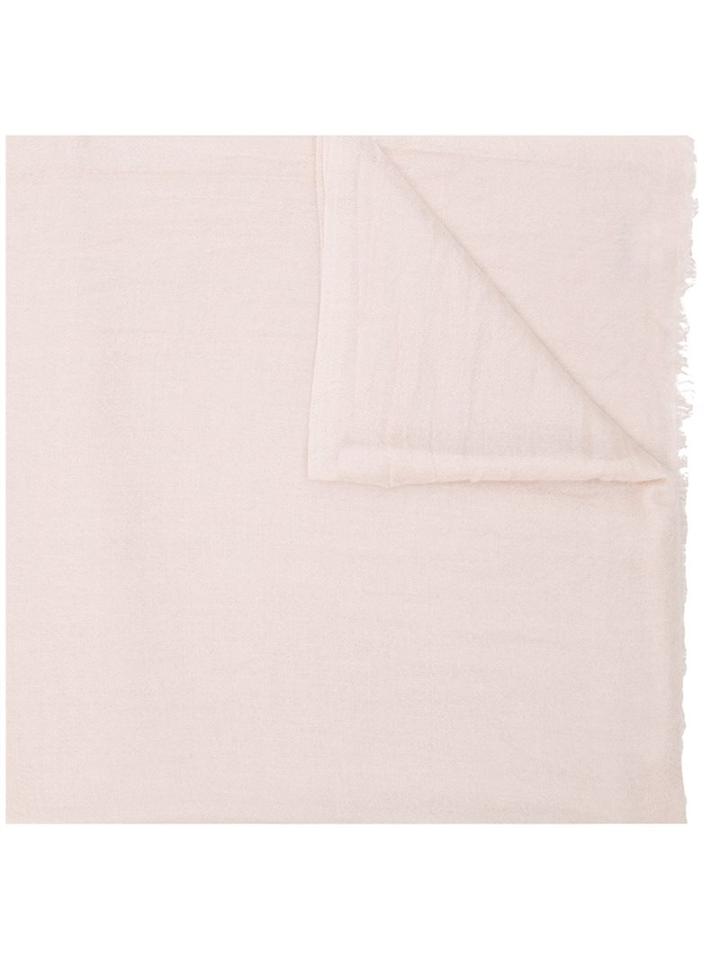 Faliero Sarti Frayed Scarf, Women's, Pink/purple, Silk/cashmere