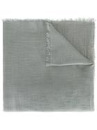 Rick Owens Frayed Scarf, Grey, Cotton/cashmere