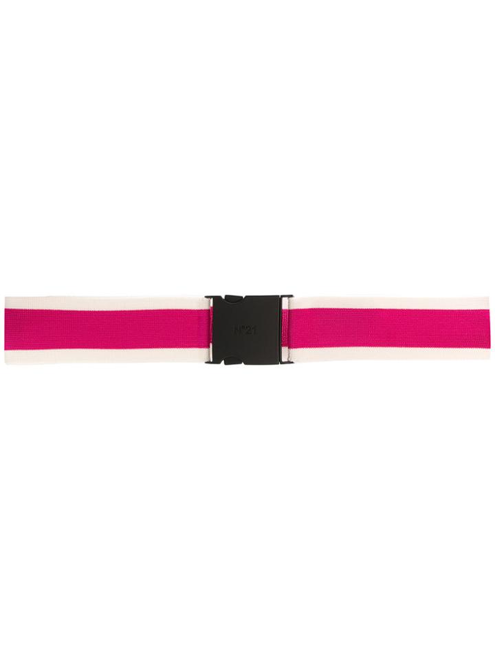 No21 Woven Belt - Pink & Purple