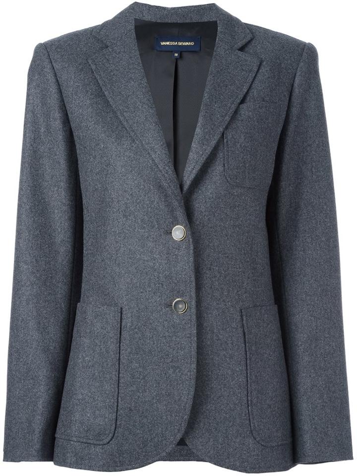 Vanessa Seward 'abel' Blazer, Women's, Size: 36, Grey, Viscose/wool