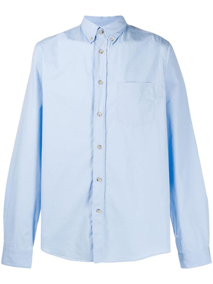 Acne Studios Isherwood Soft Pop Shirt - Blue