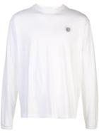 Stone Island Logo Jersey T-shirt - White