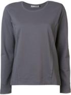Issey Miyake Longsleeved T-shirt, Women's, Size: 3, Grey, Cotton/polyurethane