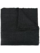Denis Colomb 'ise' Scarf, Men's, Black, Wool