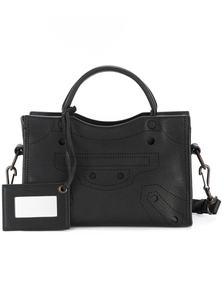 Balenciaga Blackout City Nano Shoulder Bag