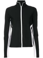 Paco Rabanne Funnel Neck Zip Cardigan - Black
