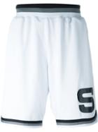Stussy Striped Hem Basketball Shorts