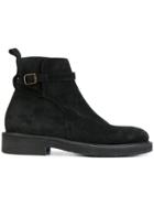 Ami Alexandre Mattiussi Strap Boots - Black