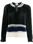 3.1 Phillip Lim Tied-neck Pleated Blouse - Black