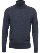 Browns Roll Neck Sweater, Men's, Size: 44, Grey, Silk/cashmere