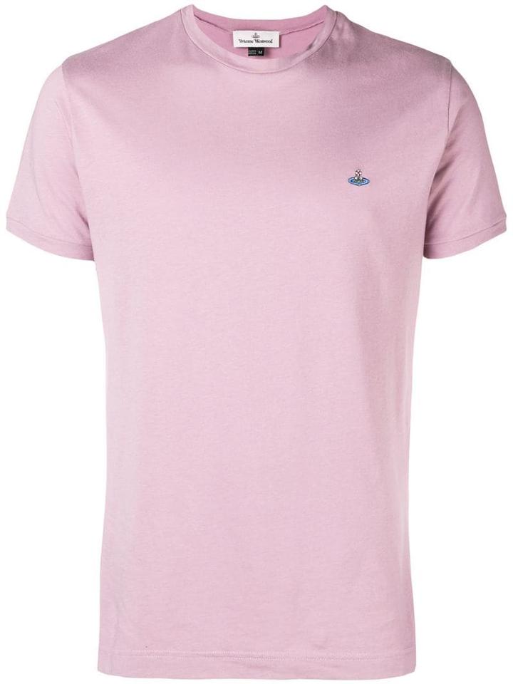 Vivienne Westwood Embroidered Logo T-shirt - Pink