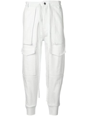 Nahmias White Relaxed Trousers