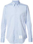 Thom Browne Button-down Shirt, Men's, Size: 2, Blue, Cotton