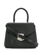 Lancaster Foldover Top Tote - Black