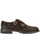 Doucal's Vintage Effect Monk Shoes