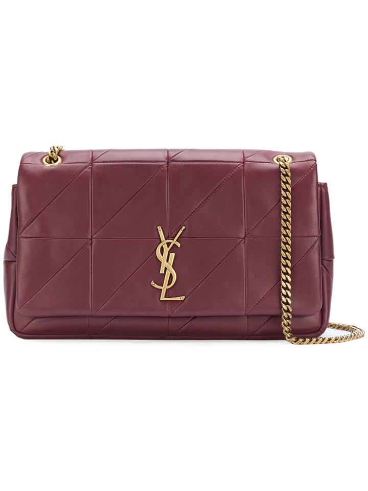 Saint Laurent Medium Jamie Patchwork Bag - Red