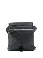 Versace Jeans Couture Embossed Logo Shoulder Bag - Black