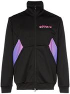 Adidas Degrade High Neck Contrast Panel Track Jacket - Black