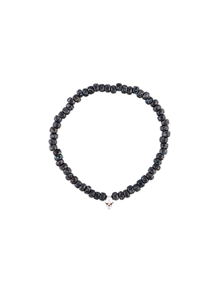 Luis Morais 'skull' Bracelet, Men's, Black