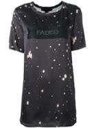 Alexander Wang Splatter Print T-shirt, Women's, Size: 4, Grey, Viscose