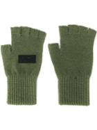 Reebok X Victoria Beckham Fingerless Gloves - Green