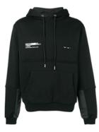 Heliot Emil Printed Hoodie - Black