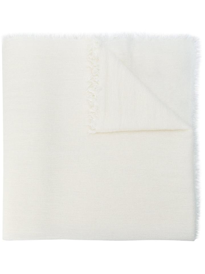 Faliero Sarti Fringed Scarf - Nude & Neutrals