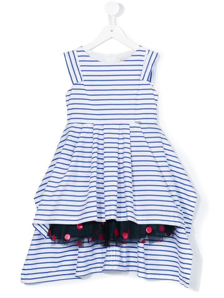 Jean Paul Gaultier - Striped Dress - Kids - Cotton/polyamide - 4 Yrs, Toddler Girl's, White