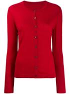 Sottomettimi Merino Wool Knitted Cardigan - Red