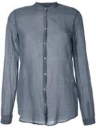 Massimo Alba Micro Pattern Band Collar Shirt