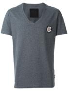 Philipp Plein No Matter T-shirt, Men's, Size: L, Grey, Cotton