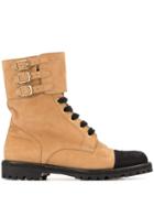 Chanel Vintage Chanel Cc Short Boots Shoes - Brown