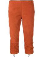 Prada Pre-owned Cropped Fitted Trousers - Orange