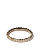 David Yurman 18kt Yellow Gold Dy Unity Pavé Diamond Wedding Band -