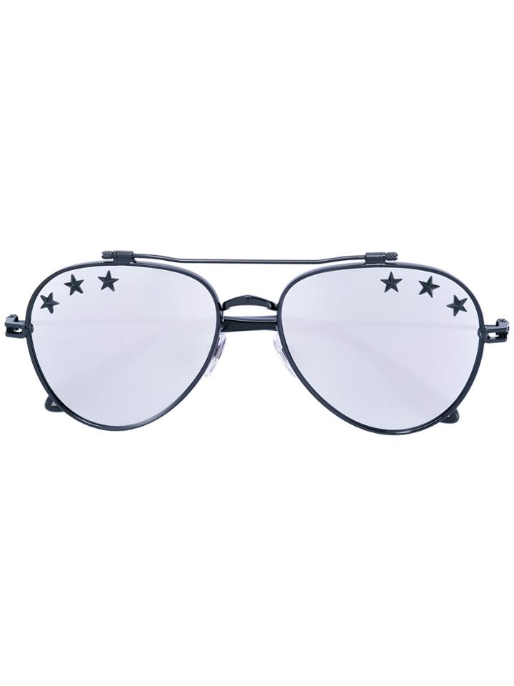 Givenchy Eyewear Bridges Stars Sunglasses - Black
